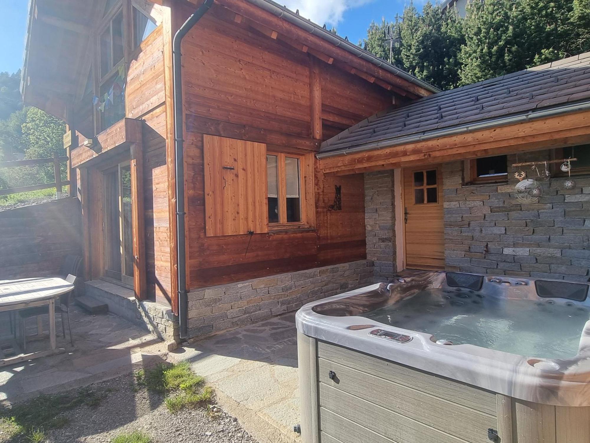 Chalet 6 Pers Avec Spa, Terrasse Plein Sud A Saint-Michel-De-Chaillol - Fr-1-393-22 Kültér fotó