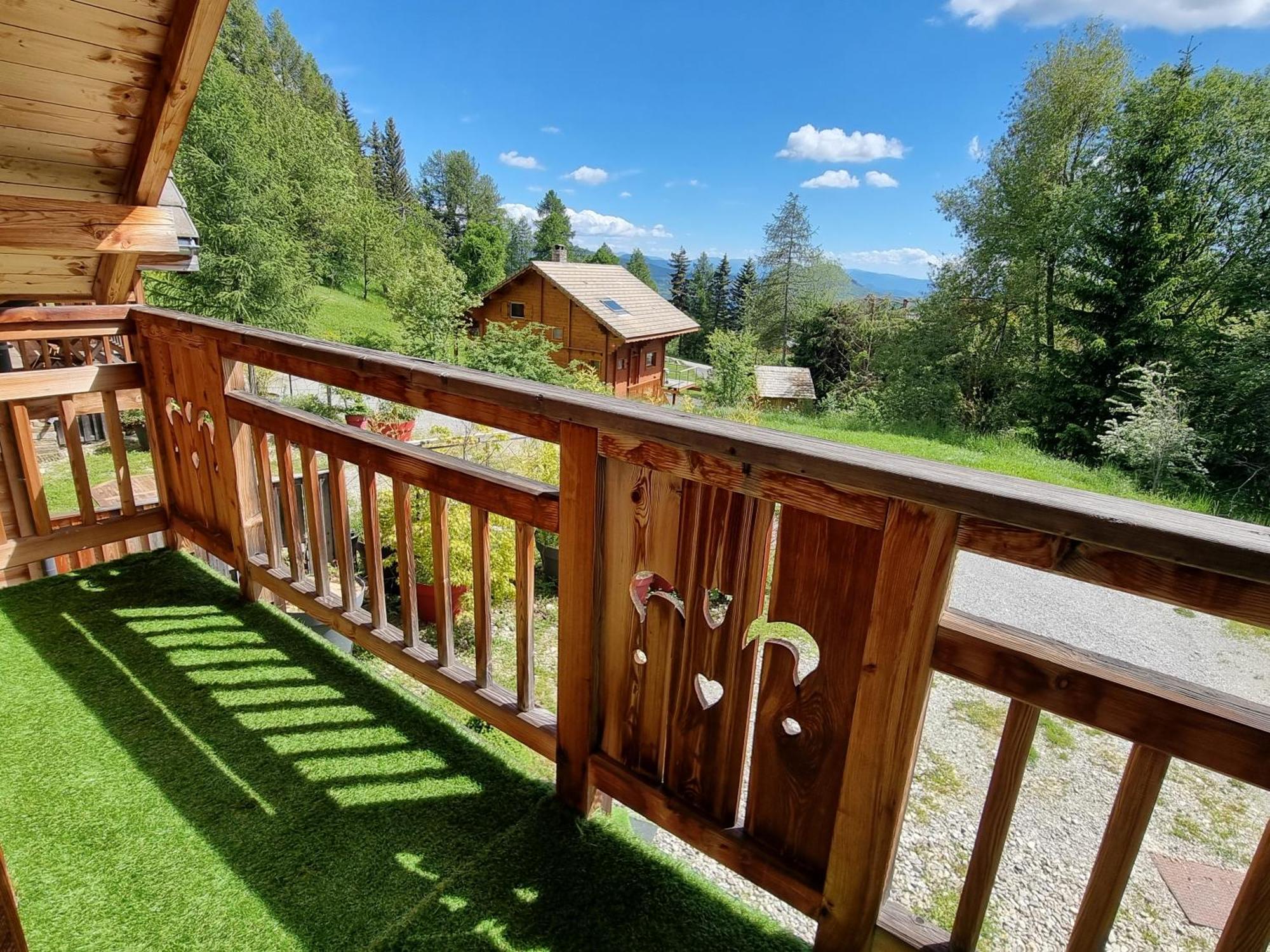 Chalet 6 Pers Avec Spa, Terrasse Plein Sud A Saint-Michel-De-Chaillol - Fr-1-393-22 Kültér fotó