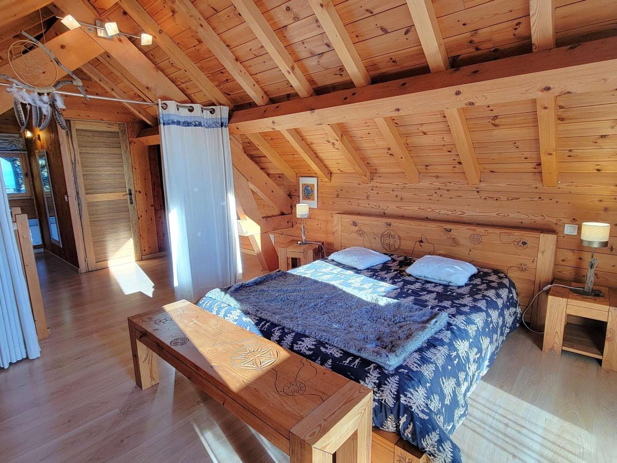 Chalet 6 Pers Avec Spa, Terrasse Plein Sud A Saint-Michel-De-Chaillol - Fr-1-393-22 Kültér fotó