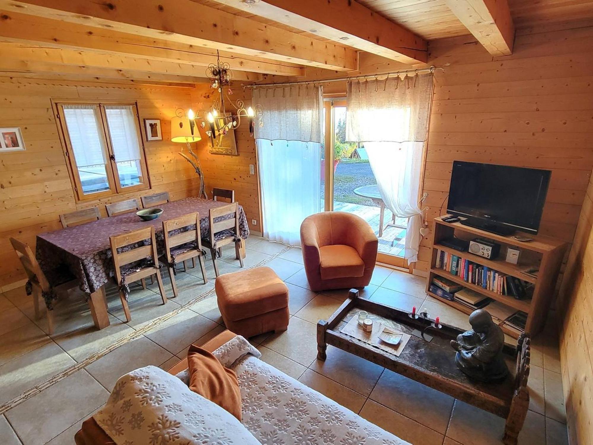 Chalet 6 Pers Avec Spa, Terrasse Plein Sud A Saint-Michel-De-Chaillol - Fr-1-393-22 Kültér fotó