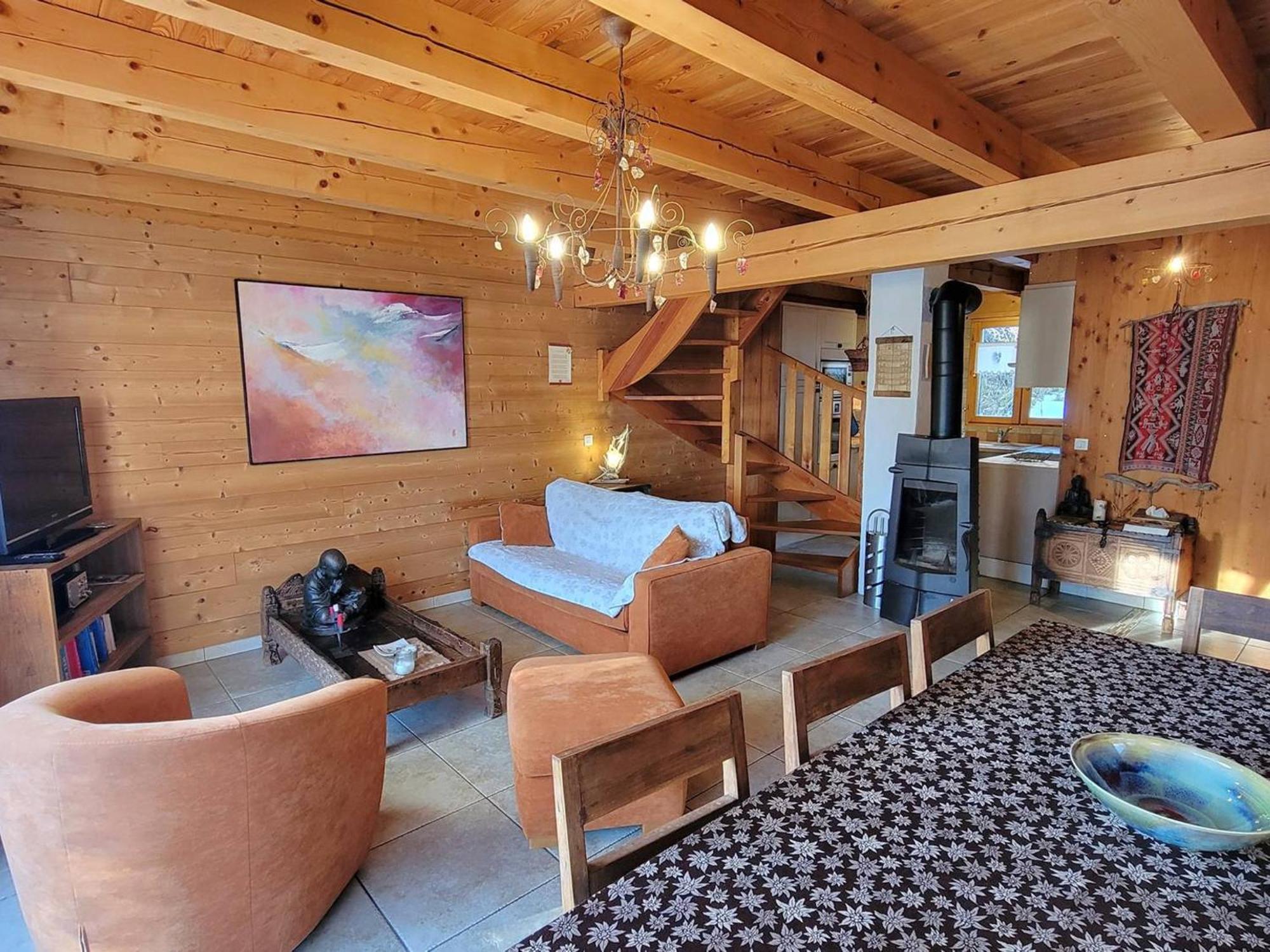Chalet 6 Pers Avec Spa, Terrasse Plein Sud A Saint-Michel-De-Chaillol - Fr-1-393-22 Kültér fotó